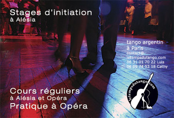 stages initiation Paris tango argentin
